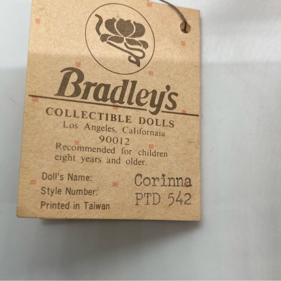 Bradley’s Collectible Doll Porcelain Pouts Pouty Corinna 542 13” Victorian NEW - Picture 15 of 15